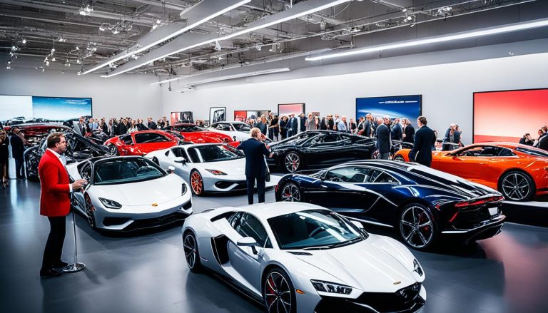Luxury car auctions